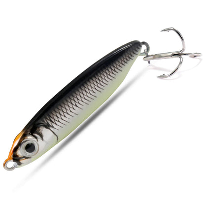 Feather Fishing Colorful Carbon Metal Jig Lure Spinning Spoon Artificial Bait Bass Hook of Minnow Sinking Casting Pesca Tackle