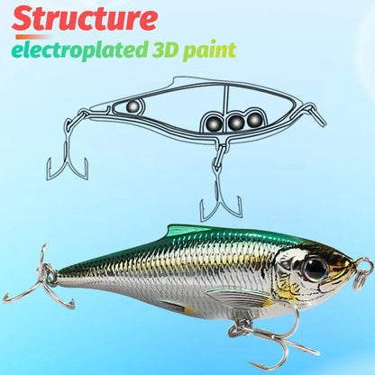 Floating Minnow 12g 7.5cm Sinking Pencil Lure 20g 9cm VIB Rattle Steel Ball Swimbait Twitch Wobbler Pesca Tackle Twitch Bait