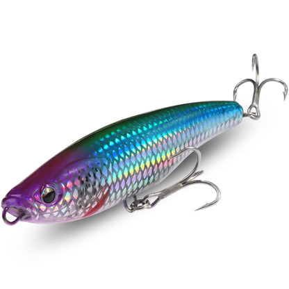 Sinking Pencil Lure 53g 10.5cm Popper Saltwater Hook Swimbait Pesca Plopper Long Cast Whopper Sea Fishing Crankbait Silicon Bait