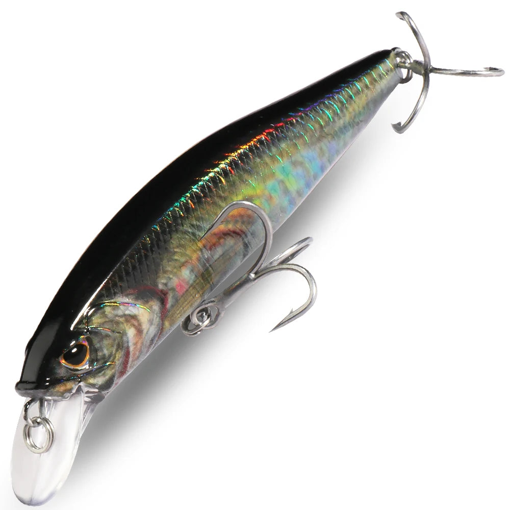 Minnow Sinking 19g Floating 15g Fishing Lure HardBait Treble Hooks Swimbait Pesca Tackle Wobbler Crank Jerkbait Artificial Bait