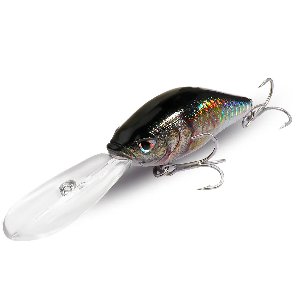 Floating Minnow 12g 10cm Fishing Lure Accoustic Steel Ball Swimbait Hook Wobbler Pesca Jerkbait Crank Tackle Crankbait Bait