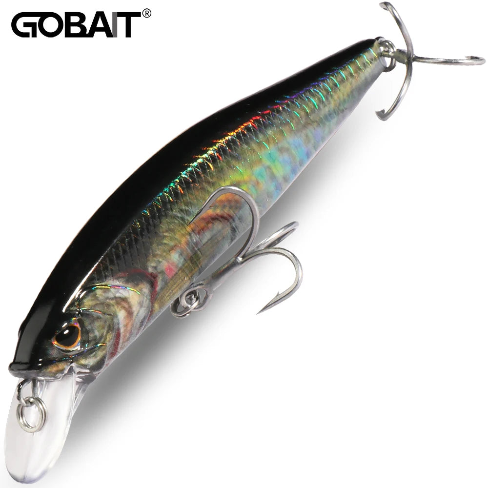 Minnow Sinking 19g Floating 15g Fishing Lure HardBait Treble Hooks Swimbait Pesca Tackle Wobbler Crank Jerkbait Artificial Bait