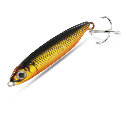 Feather Fishing Colorful Carbon Metal Jig Lure Spinning Spoon Artificial Bait Bass Hook of Minnow Sinking Casting Pesca Tackle