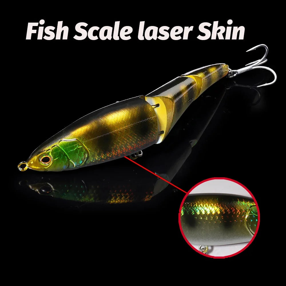 Swimbait 37g 14.5cm Multi Joint Lure Slow Sinking Pencil Metal Joints VIB Pesca Treble Hooks Carp Fishing Tackle Hard Bait