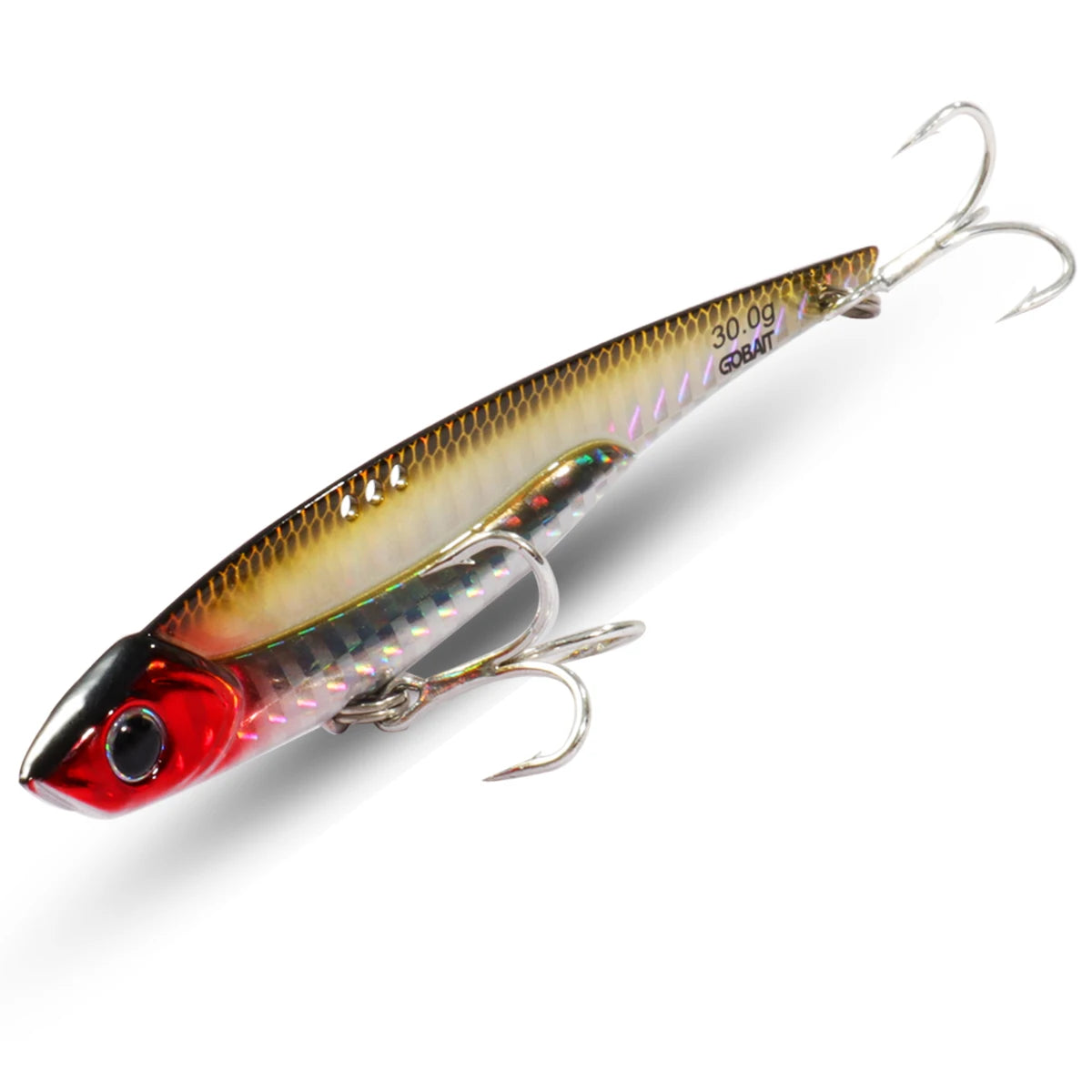 VIB Fishing Lure 20g 25g 30g Metal Jig Sinking Big Blade Long Cast Treble Hooks Spinner Spoon VIBRATION Tackle Pesca Hard Bait