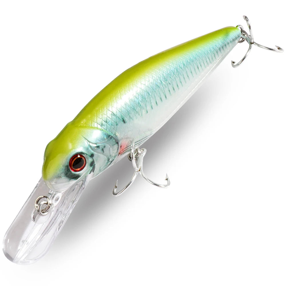 Fat Floating Wobbler 20.5g 13.5cm Jerkbait Treble Hooks Carp Popper Pike Swimbait Minnow Sea Fishing Lure Pesca Artificial Bait