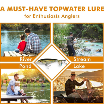 Topwater Propeller Plopper 20g 27g Spin Bait Gear Swimbait Pesca Rotating Tail Wobbler Spinnerbait Angler Fishing Crankbait Lure