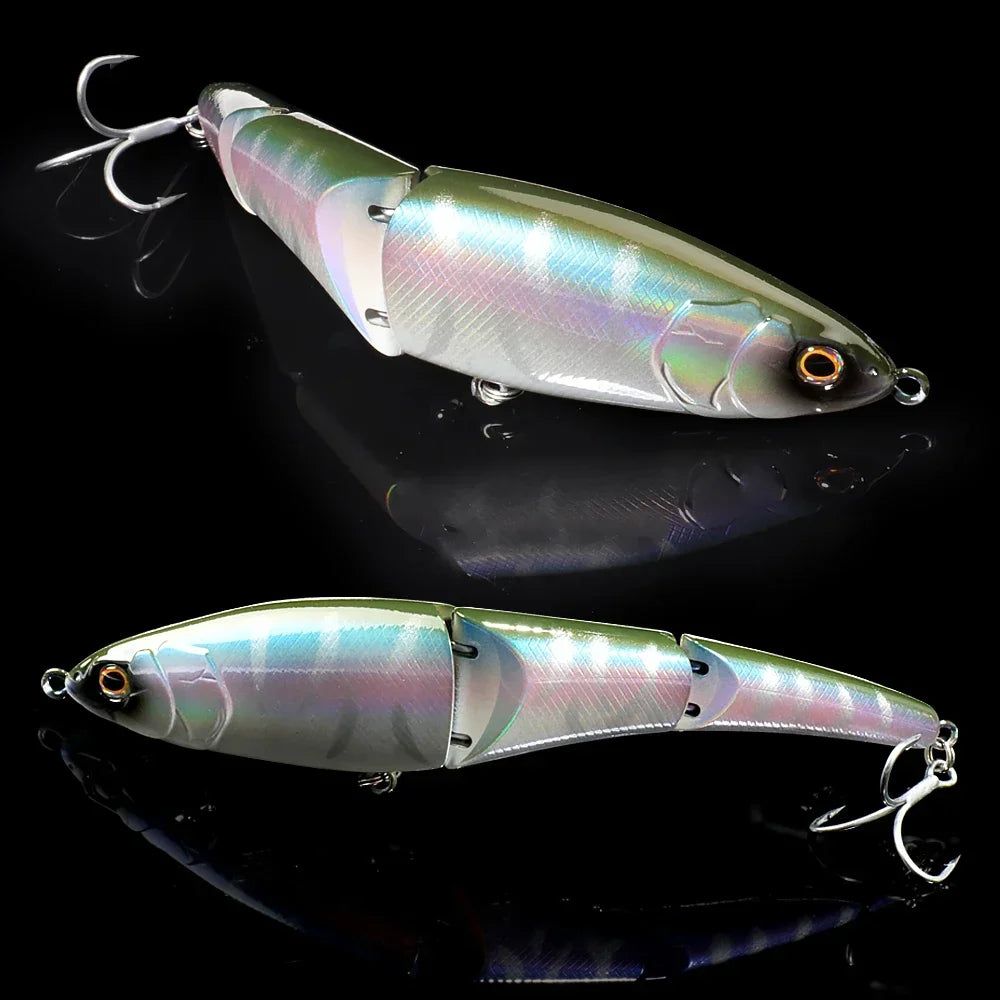 Swimbait 37g 14.5cm Multi Joint Lure Slow Sinking Pencil Metal Joints VIB Pesca Treble Hooks Carp Fishing Tackle Hard Bait