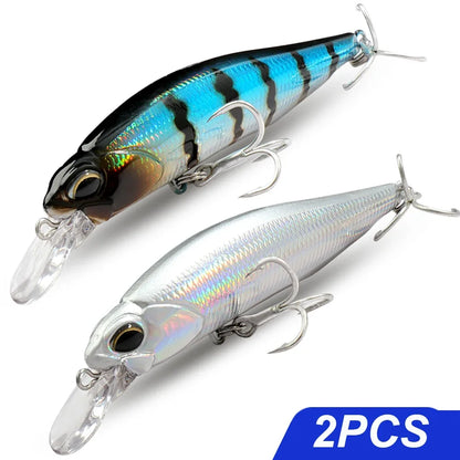 Fishing Lure Kit Floating 8.5g Bait Sinking Minnow 5g Wobbler Swimbait Carp Fishing Tackle Rattle Cranbait Set Pesca Jerkbait