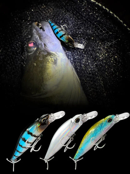 Fishing Lure Kit Floating 8.5g Bait Sinking Minnow 5g Wobbler Swimbait Carp Fishing Tackle Rattle Cranbait Set Pesca Jerkbait