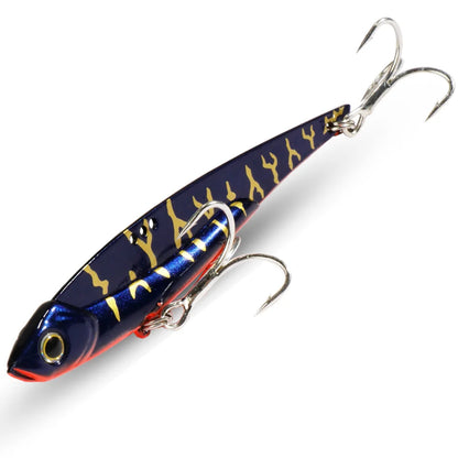 VIB Fishing Lure 20g 25g 30g Metal Jig Sinking Big Blade Long Cast Treble Hooks Spinner Spoon VIBRATION Tackle Pesca Hard Bait