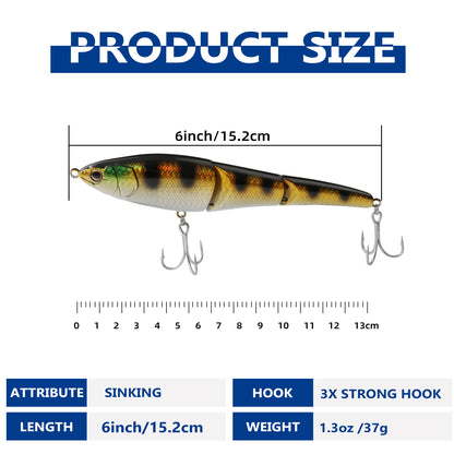GOBAIT® Swimbait Multi Joint Slow Sinking System