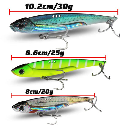 GOBAIT® VIB Metal Jig Lure Long Cast Flash Vibration System